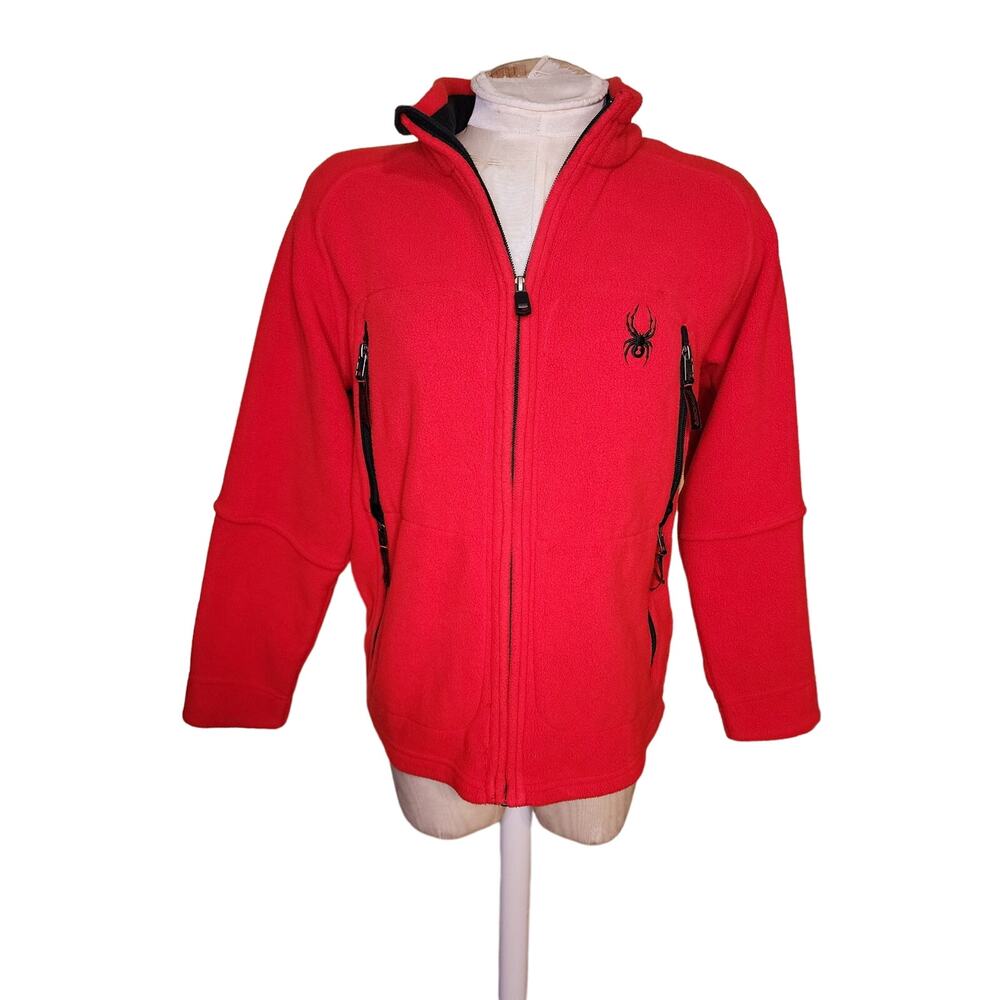 Spyder Boys Fleece‎ Zipper Front Jacket Size L